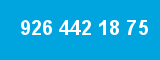 926 442 18 75 926 442 18 75